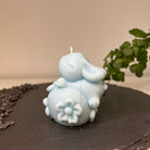 Die Enchanting Rabbit Osterkerze ist das perfekte Ostergeschenk. Mit ihrem einzigartigen und stilvollen Hasen Design passt sie perfekt in jede Haushaltsdeko. In Hellblau.